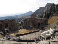 Taormina met het Grieks theater
